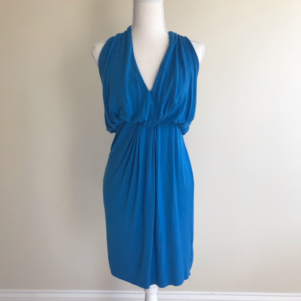 Rachel Pally Halter Dress Blue XS